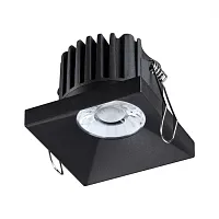 Светильник точечный LED Metis 358481 Novotech чёрный 1 лампа, основание чёрное в стиле хай-тек 