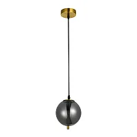 Светильник подвесной Freddie A2231SP-1PB Arte Lamp чёрный 1 лампа, основание медь в стиле современный 
