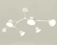 Светильник потолочный XB9055100 Ambrella light белый 6 ламп, основание белое в стиле модерн хай-тек 