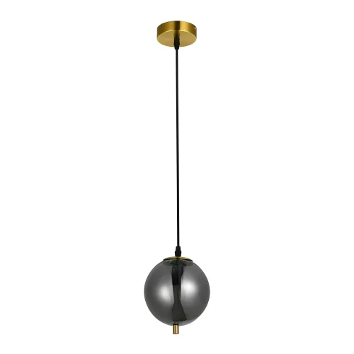 Светильник подвесной Freddie A2231SP-1PB Arte Lamp чёрный 1 лампа, основание медь в стиле современный 