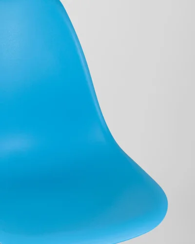 Стул EAMES, бирюзовый УТ000037588 Stool Group, /, ножки/массив бука/бежевый, размеры - *815***460*530 фото 4