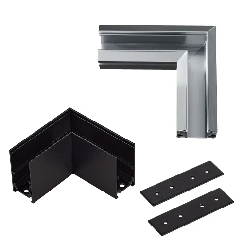 Комплект соединителей для ST041.429.00 (Standart 48) Skyline 48 ST041.499.00 ST-Luce серебряный в стиле для светильников серии Skyline 48 магнитный