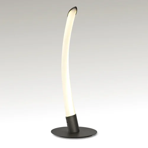 Настольная лампа LED Armonia 6799 Mantra белая 1 лампа, основание чёрное металл в стиле современный хай-тек  фото 2