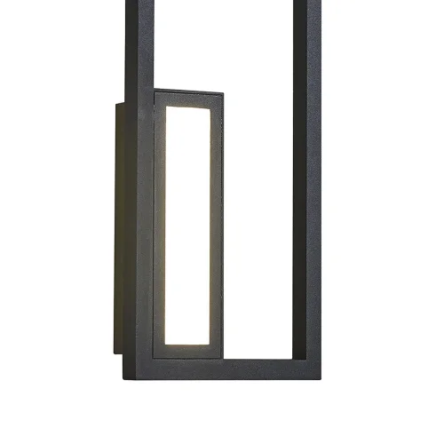 Бра LED Boutique 7679 Mantra чёрный на 1 лампа, основание чёрное в стиле хай-тек современный квадраты фото 2