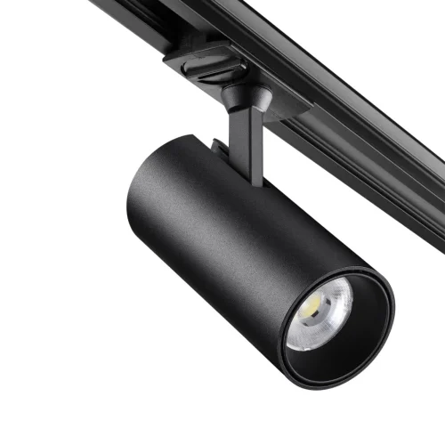 Трековый светильник однофазный трехжильный LED Selene 359162 Novotech чёрный для шинопроводов серии Selene фото 5