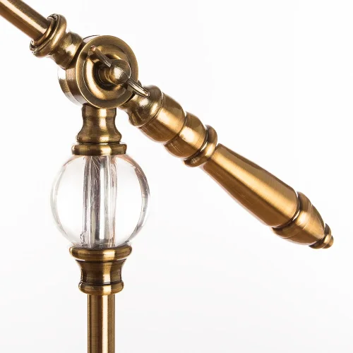 Торшер Seville A1509PN-1PB Arte Lamp белый на 1 лампу, основание медь красное коричневое в стиле кантри фото 3