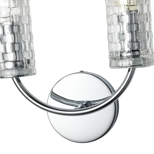 Бра Syreni 2816-2W Favourite прозрачный на 2 лампы, основание хром в стиле замковый  фото 5