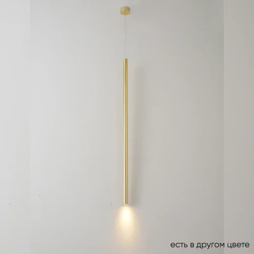 Светильник подвесной LED CLT 036C800 BS Crystal Lux латунь на 1 лампу, основание латунь в стиле современный трубочки