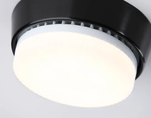 Светильник накладной G10189 Ambrella light чёрный 1 лампа, основание чёрное в стиле современный хай-тек круглый фото 4
