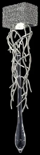 Бра Divina WE186.01.201 Wertmark матовый никель на 1 лампа, основание матовое никель в стиле арт-деко 
