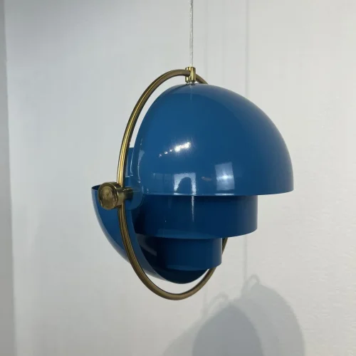 Светильник подвесной Weisdorff 123427-22 ImperiumLoft синий 1 лампа, основание латунь в стиле современный лофт арт-деко  фото 10