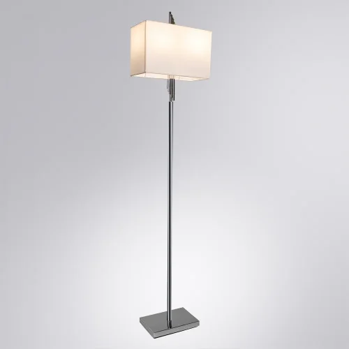Торшер Julietta A5037PN-2CC Arte Lamp  белый 2 лампы, основание хром в стиле современный американский
 фото 2