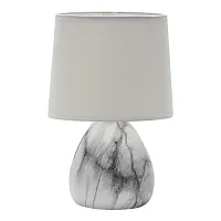 Настольная лампа 10163/L White Escada белая 1 лампа, основание белое серое керамика в стиле современный 