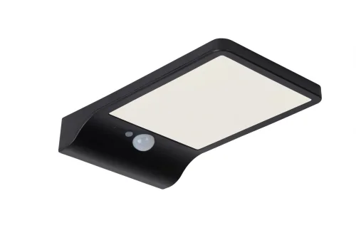 Настенный светильник уличный LED Basic 22862/04/30 Lucide уличный IP44 чёрный на 1 лампу, плафон белый в стиле современный LED
