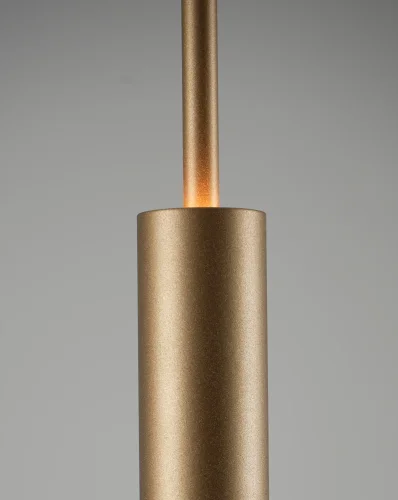 Светильник подвесной LED Rin V10901-PL Moderli золотой 1 лампа, основание золотое в стиле современный трубочки фото 5