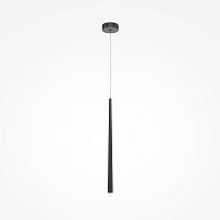 Светильник подвесной LED Cascade MOD132PL-L6BK Maytoni чёрный 1 лампа, основание чёрное в стиле минимализм модерн трубочки