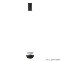 Светильник подвесной LED ASTRA SP LED BLACK Crystal Lux чёрный 1 лампа, основание чёрное в стиле современный шар