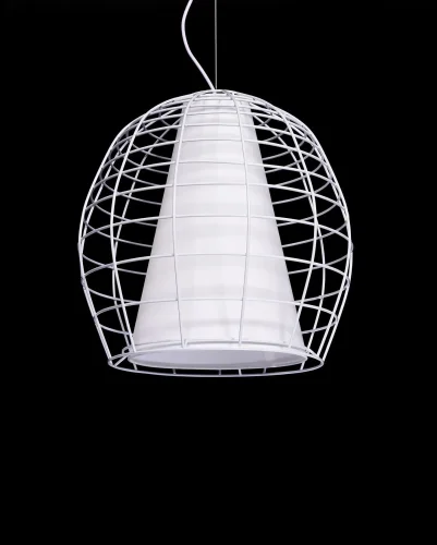 Светильник подвесной Bolzano LDP 090 WT Lumina Deco белый 1 лампа, основание белое в стиле современный  фото 2
