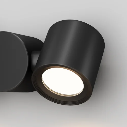 Настенный светильник уличный Wall Street O010WL-02B Maytoni уличный IP54 чёрный на 2 лампы, плафон чёрный в стиле современный GU10 фото 4