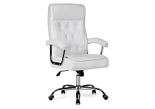 Компьютерное кресло Class white 15255 Woodville, белый/искусственная кожа, ножки/металл/хром, размеры - *1540***650*730
