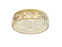 Люстра потолочная 8246/PL gold NEW Newport прозрачная на 6 ламп, основание золотое в стиле классика модерн американский 