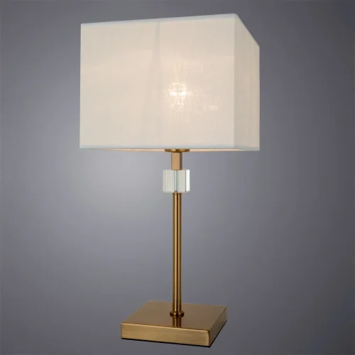 Настольная лампа North A5896LT-1PB Arte Lamp белая 1 лампа, основание медь металл в стиле скандинавский современный  фото 2