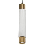 Светильник подвесной Evet APL.618.26.01 Aployt белый 1 лампа, основание чёрное в стиле современный трубочки