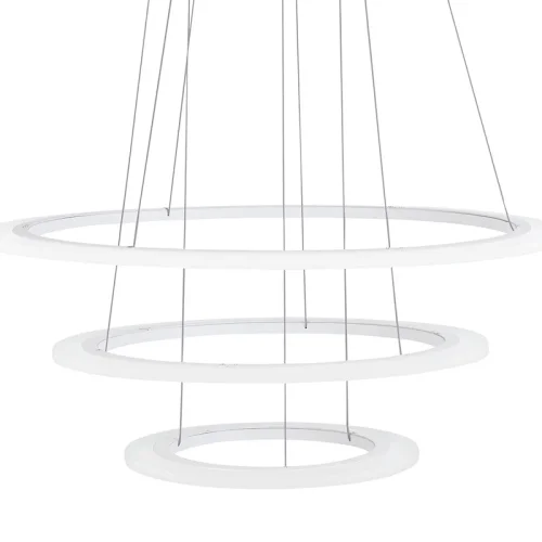 Светильник подвесной LED PENAFORTE 39274 Eglo белый на 1 лампу, основание белое в стиле классический современный хай-тек кольца фото 4