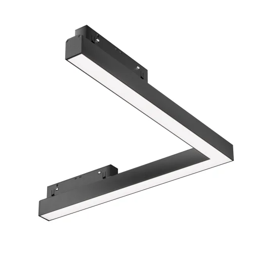 Трековый светильник LED Magnetic track system TR042-4-24W3K-WW-DS Maytoni чёрный для шинопроводов серии Magnetic track system Exility чёрный