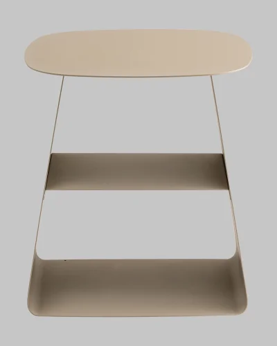 Журнальный столик Leyre, металл, серый УТ000040308 Stool Group столешница серая из металл