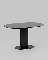 Стол обеденный Mystery 130*80 черный, столешница УТ000039508 Stool Group столешница чёрная из мдф