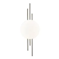Бра LED Astro V000046L Indigo белый на 1 лампу, основание никель в стиле хай-тек современный 