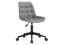 Компьютерное кресло Честер темно-серый (california 994) / черный 538986 Woodville, серый/велюр, ножки/пластик/чёрный, размеры - *920***490*600