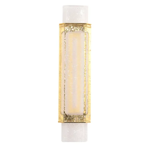 Бра LED CARAMELO AP12W LED Crystal Lux прозрачный на 1 лампа, основание золотое в стиле современный  фото 3