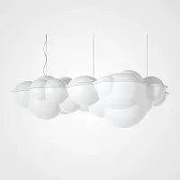 Светильник подвесной Nuvola D130 220183-60 ImperiumLoft белый на 6 ламп, основание белое в стиле современный скандинавский 