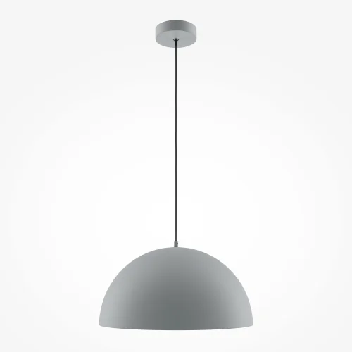 Светильник подвесной Basic colors MOD168PL-01GR Maytoni серый 1 лампа, основание серое в стиле современный  фото 2