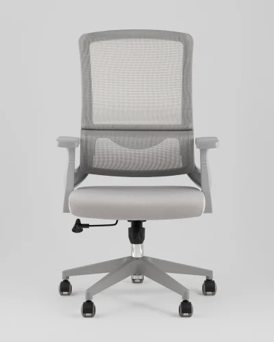 Кресло офисное TopChairs Argo, серый УТ000040046 Stool Group, серый/сетка текстиль, ножки/полимер/серый, размеры - 1080*1180**** фото 7