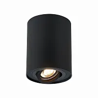 Светильник накладной Torus ST108.417.01 ST-Luce чёрный 1 лампа, основание чёрное в стиле хай-тек модерн круглый