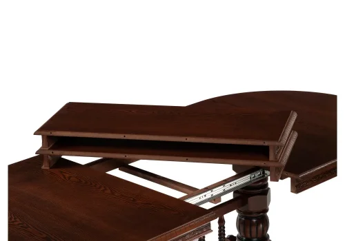 Стол деревянный Кантри орех / коричневая патина 450825 Woodville столешница орех из мдф шпон фото 9