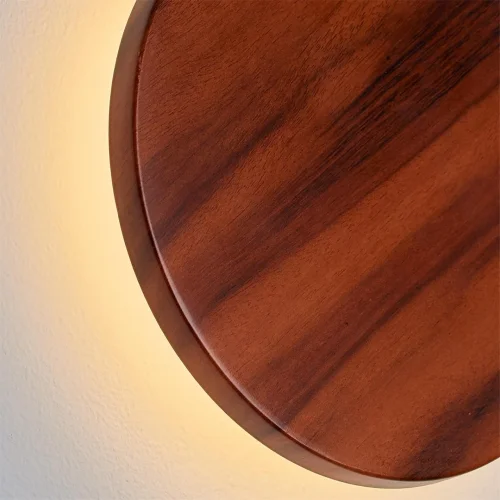 Бра LED Liana 7108/15WL Odeon Light коричневый на 1 лампу, основание чёрное в стиле хай-тек отражённый свет фото 6