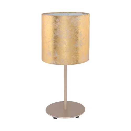 Настольная лампа Viserbella 97646 Eglo золотая 1 лампа, основание бежевое металл в стиле современный 