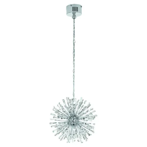 Люстра подвесная VIVALDO 1 39259 Eglo прозрачная на 18 ламп, основание хром в стиле арт-деко современный классический 