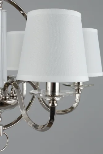 Люстра подвесная Creazzo OML-87503-06 Omnilux белая на 6 ламп, основание хром в стиле классический  фото 2
