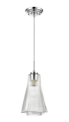 Светильник подвесной Emily VL5603P11 Vele Luce прозрачный 1 лампа, основание хром в стиле современный  фото 2
