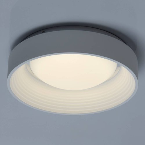 Люстра потолочная LED с пультом Ривз 674016601 DeMarkt белая на 1 лампа, основание белое в стиле хай-тек с пультом фото 4