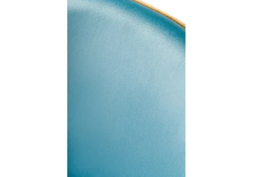 Барный стул Zefir tiffany 15050 Woodville, голубой/велюр, ножки/металл/чёрный, размеры - ****480*500 фото 6