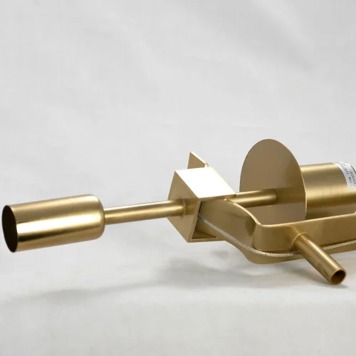 Бра LSP-8472 Lussole прозрачный на 1 лампа, основание золотое медь в стиле современный  фото 3