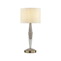Настольная лампа Latte 5403/1T Odeon Light бежевая 1 лампа, основание бронзовое керамика металл в стиле классический 
