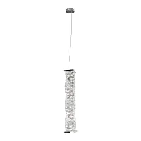 Светильник подвесной LED Monaсo 10186/600 LOFT IT прозрачный 1 лампа, основание хром в стиле современный трубочки