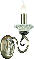 Бра Sylvia TL7280B-01AB Toplight без плафона на 1 лампу, основание античное бронза в стиле кантри 